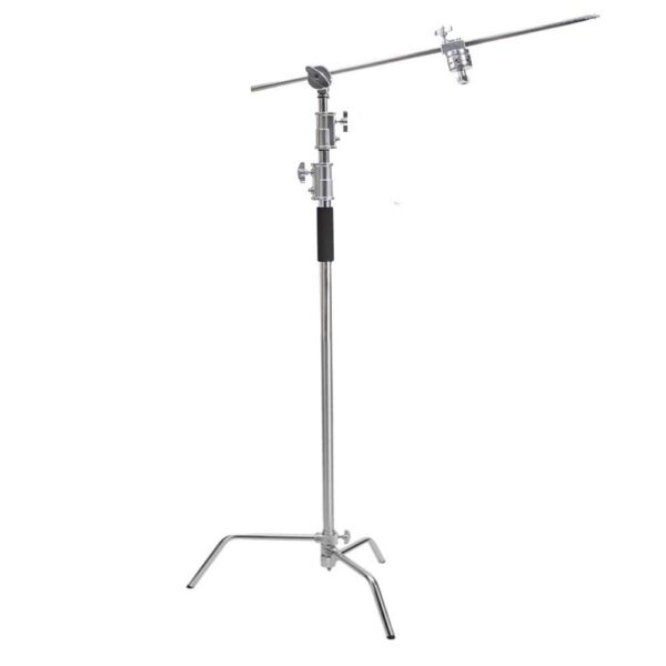 Multi-function Photography Studio Heavy Lighting Century C Stand with Folding Legs, Grip Head and Arm Kit 6