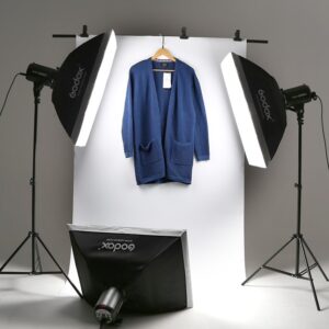 Godox E250 Strobe Studio Flash Light Kit 750W  Photographic Lighting - Strobes, Light Stands, Triggers, Soft Box,Boom Arm 6